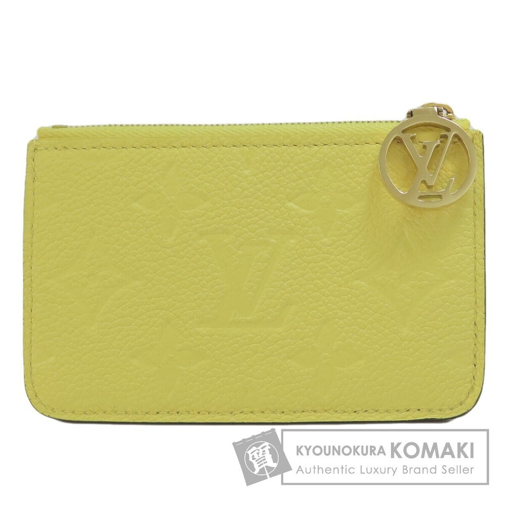 Louis Vuitton Porte Carte Wallet Romy Jaune Wallet Empreinte